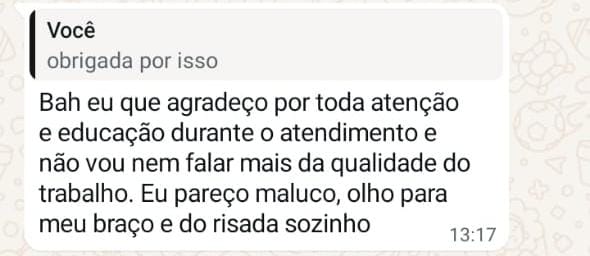 Depoimento de cliente